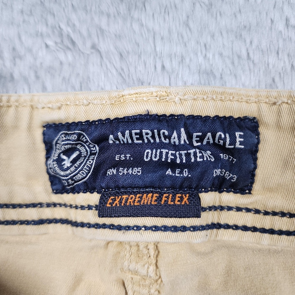 American Eagle Cargo Shorts Mens (Fits 32) Y2K Gorpcore Casual Summer Retro - Picture 2 of 14